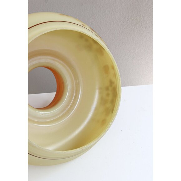 1970's Vintage Large Cottage Floral Hurricane Lamp Shade ~ Hand Painted ~ 70s - Picture 7 of 7